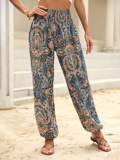 CD | Pantaloni casual cu imprimeu