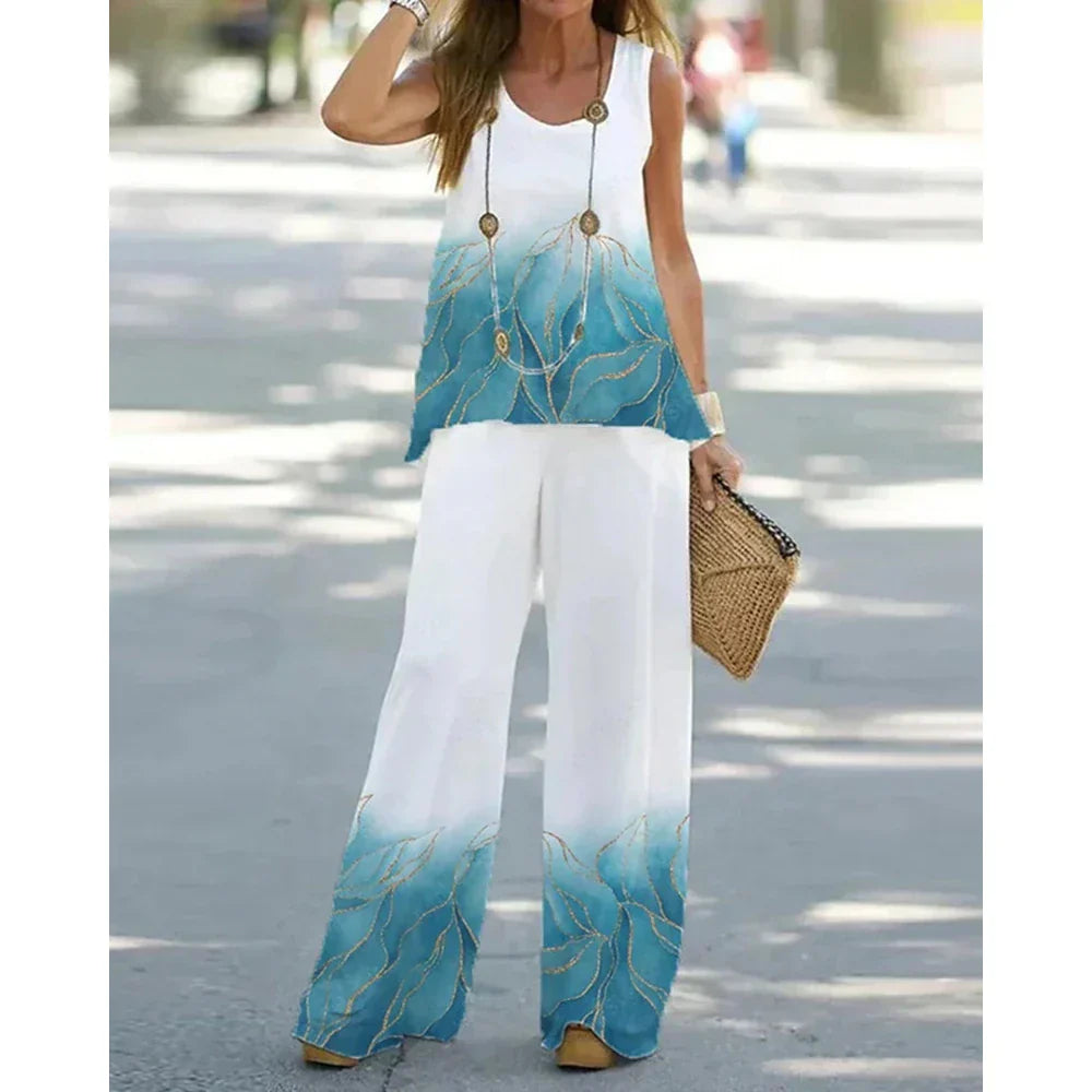 CD | Set elegant și ușor de top și pantaloni