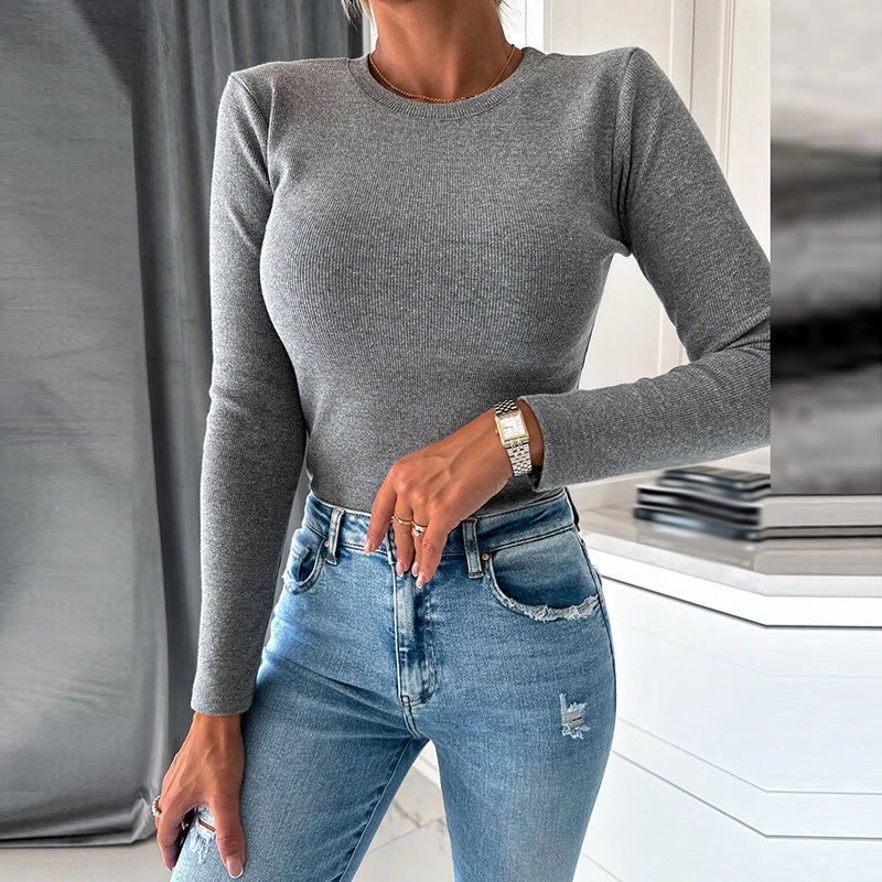 CD | Pulover sexy cu mâneci lungi