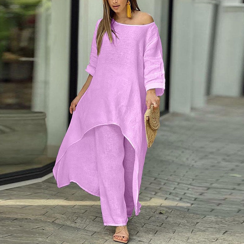 CD | Cămașă și pantaloni răcoroși și eleganți