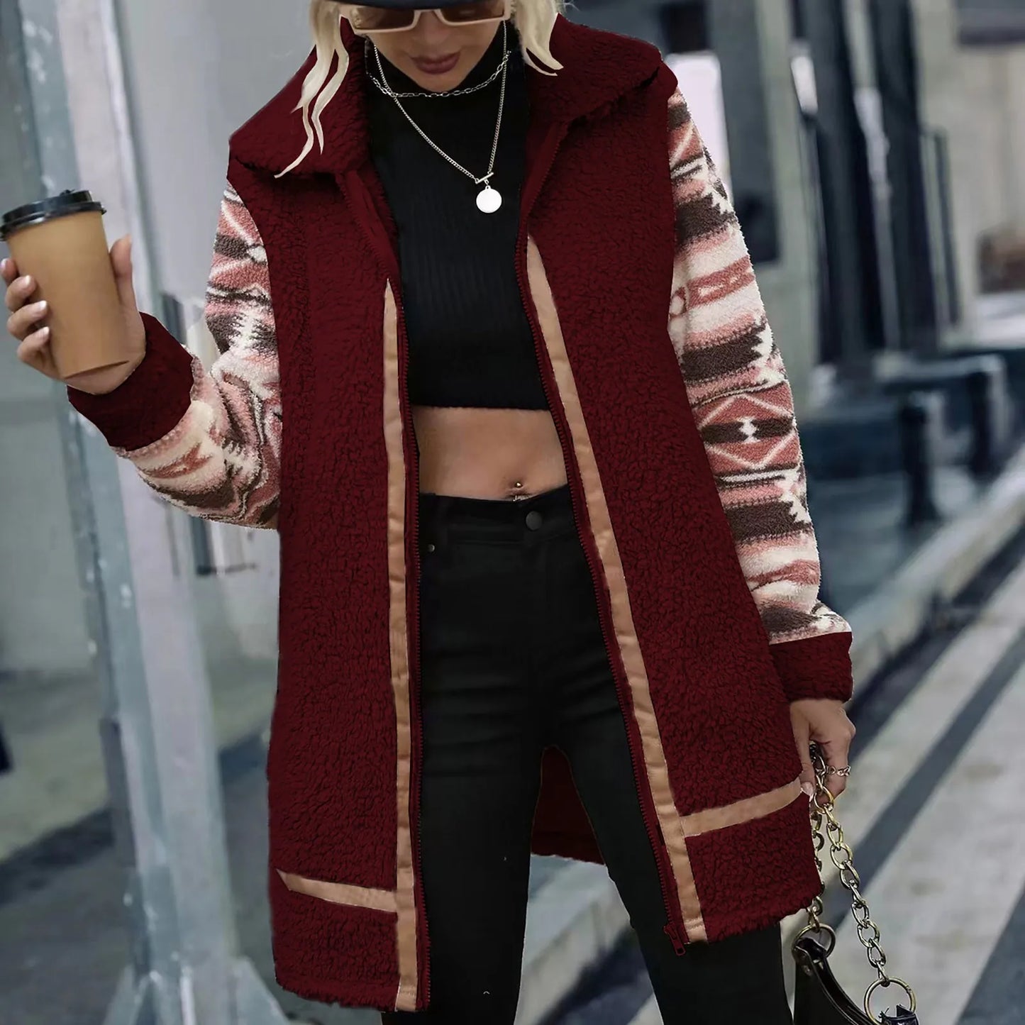 CD | Trendy Zip Jacket pentru femei
