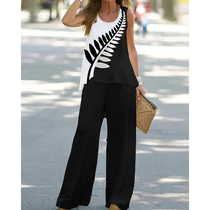 CD | Set elegant și ușor de top și pantaloni
