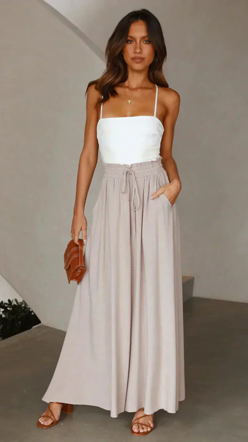 CD | Casual și elegant pantaloni largi de toamnă pentru femei