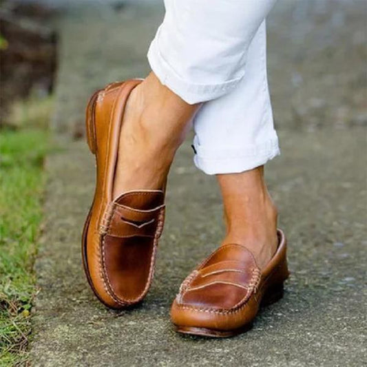 CD | Mocasini Casual Flats Oxfords Slip On Round Toe Loafers pentru femei