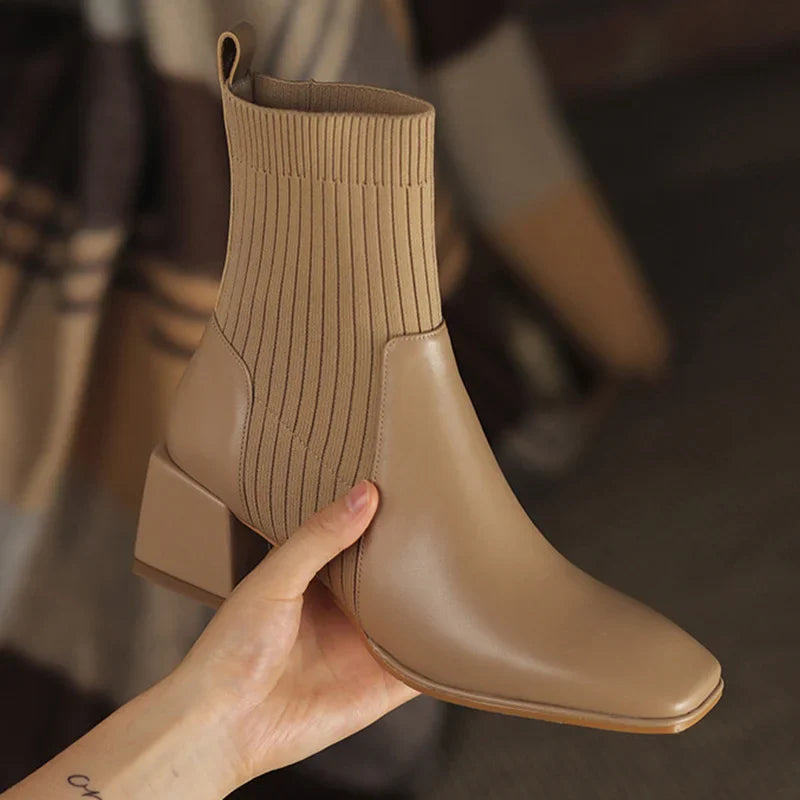 CD | Botine elegante tricotate