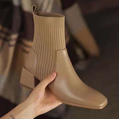 CD | Botine elegante tricotate