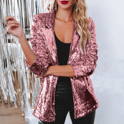 CD | Blazer cu paiete pentru femei