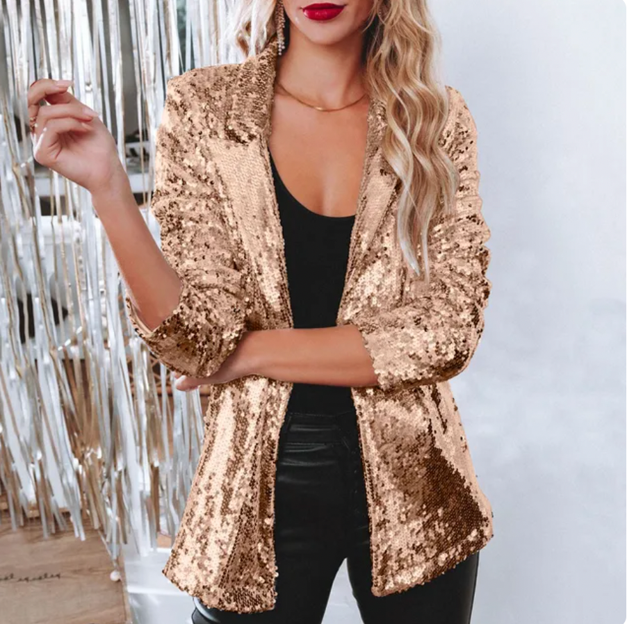 CD | Blazer cu paiete pentru femei