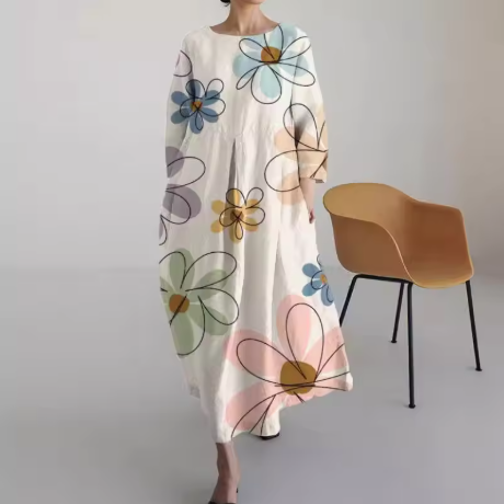 CD | Rochie maxi imprimată