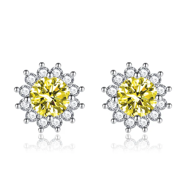 Yellow Sunlit Muse Earrings