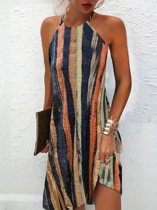CD | 2024 Primăvară/Vară Europeană și Americană AliExpress Independent Station Cross Border Îmbrăcăminte pentru femei New Ethnic Style Printed Casua