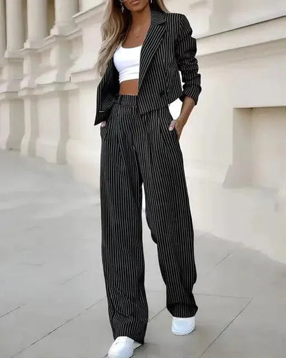 CD | Blazer elegant de damă cu pantaloni asortați