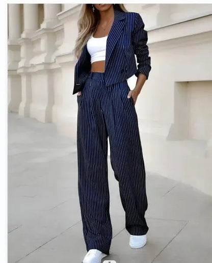 CD | Blazer elegant de damă cu pantaloni asortați