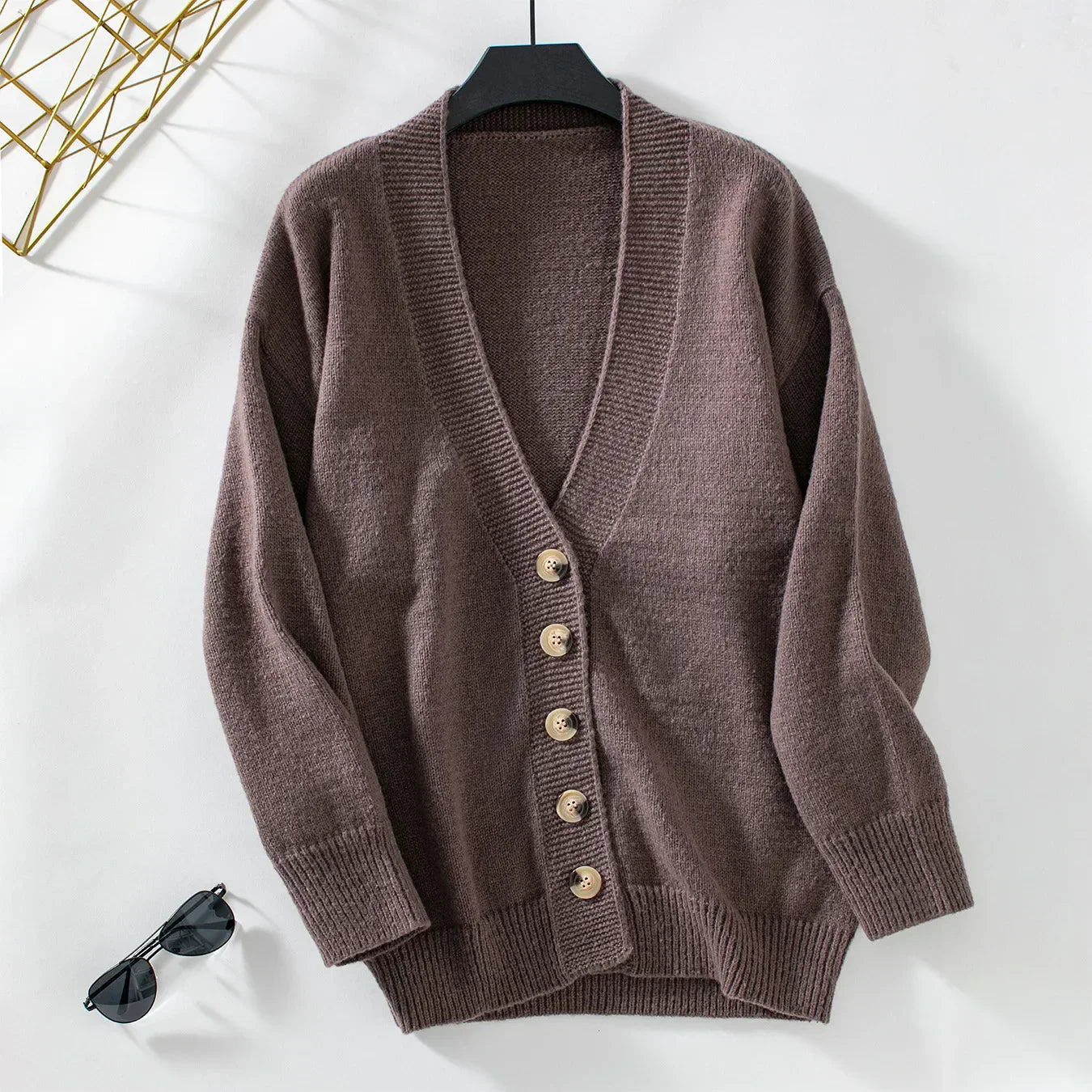 CD | Cardigan de iarnă simplu și elegant