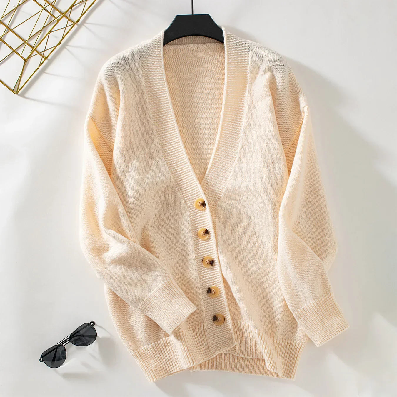 CD | Cardigan de iarnă simplu și elegant