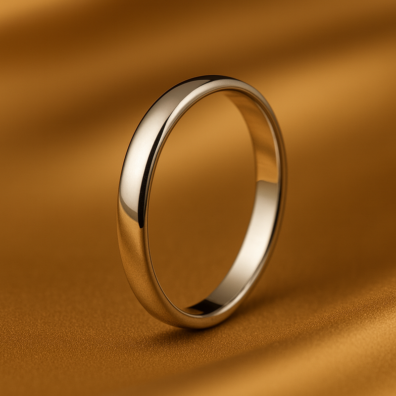 Two-tone Gold & Silver Simple Ring