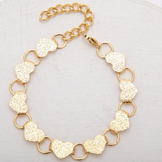 Sparkle Heart Bracelet