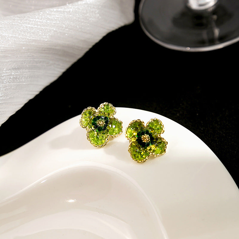 Sparkling Peridot Earrings