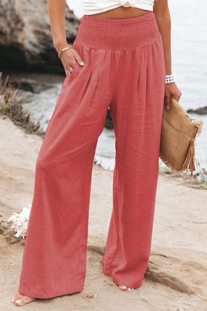 CD | OnHoliday™ Pantaloni colorați din in