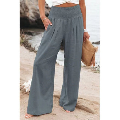 CD | OnHoliday™ Pantaloni colorați din in