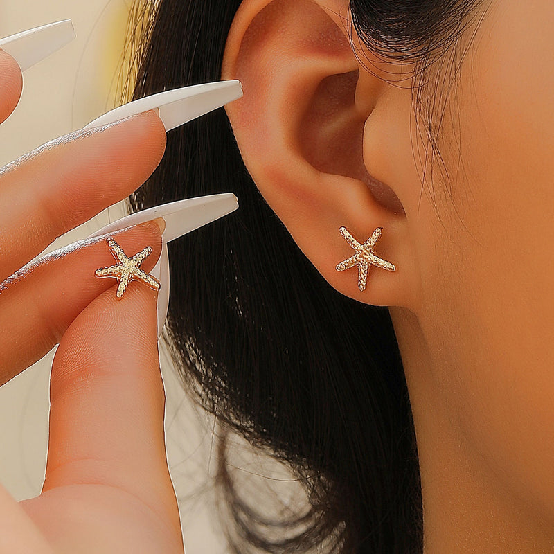 Starfish Stud Earrings