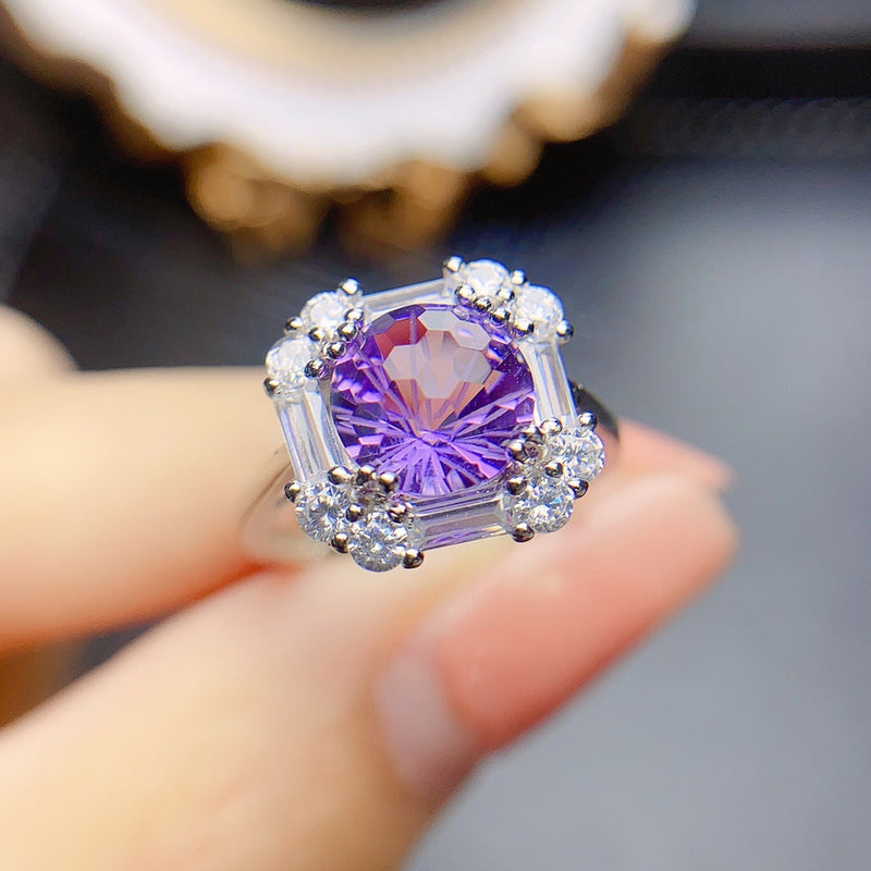 Statement Amethyst Ring