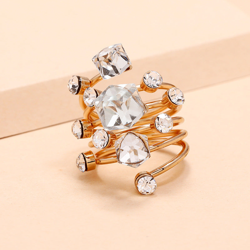 Statement Crystal Ring