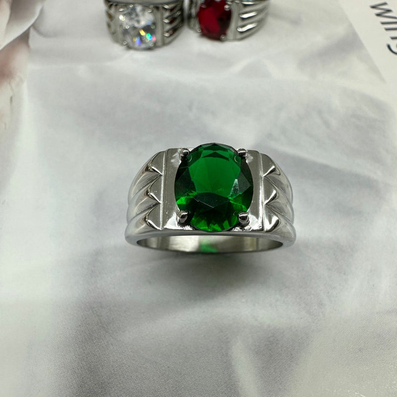 Statement Emerald Ring