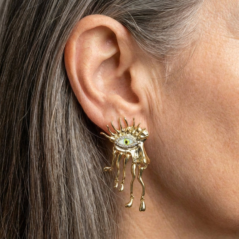 Statement Evil Eye Earrings