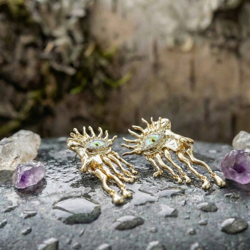 Statement Evil Eye Earrings