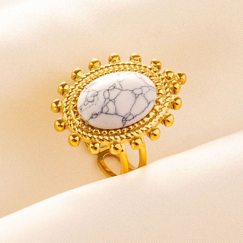 Statement Marble Ring