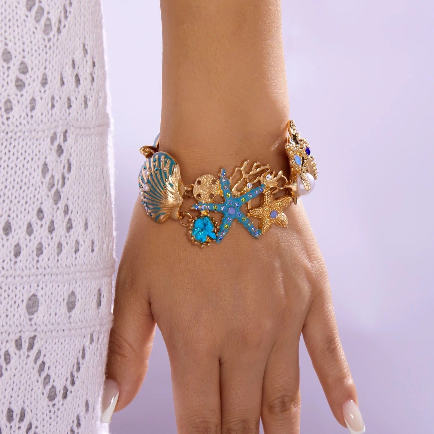Statement Ocean Charm Bracelet