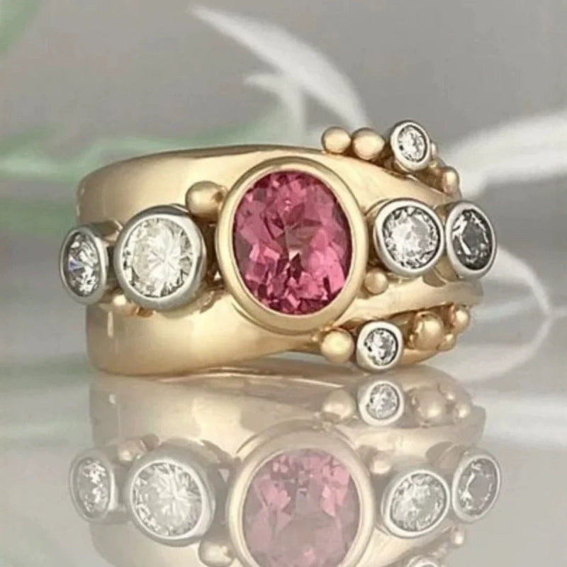 Statement Pink Tourmaline Ring