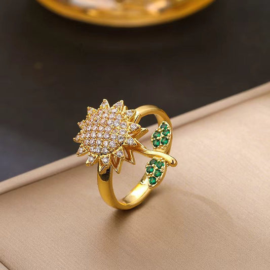 Statement Sunflower Ring