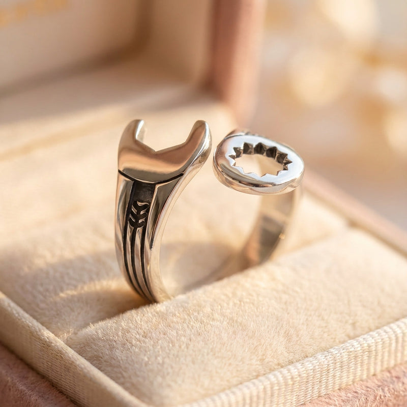 Sterling Silver Wrench Ring