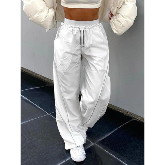 CD | Pantaloni largi de stradă unici pentru femei
