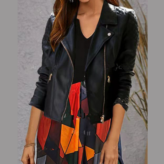 CD | LeahsJacket I Geacă din piele pentru femei