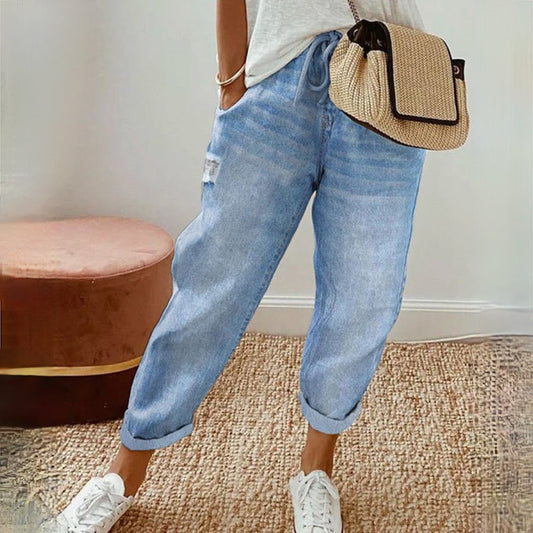 CD | Pantaloni de vară boho din bumbac