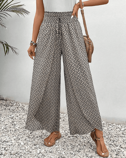 CD | Pantaloni de vară cu model pentru femei