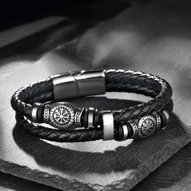 Viking Leather Bracelet