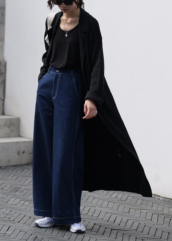 Black Oversized Patchwork Knitted Coat