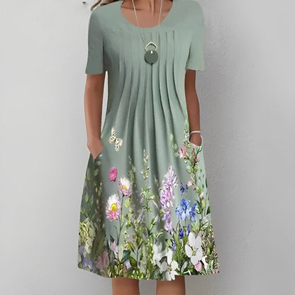 CD | Rochie midi cu imprimeu floral