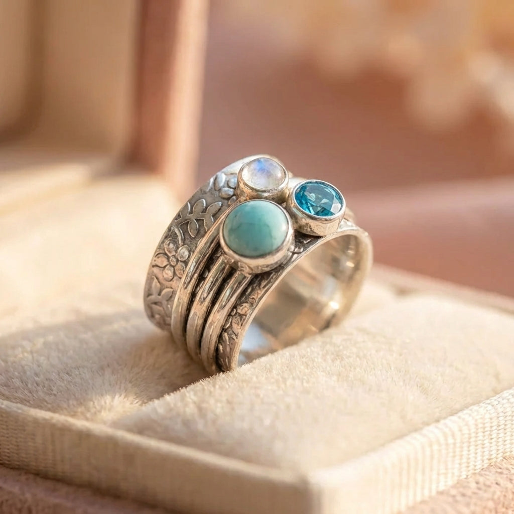 Vintage Stone Statement Ring