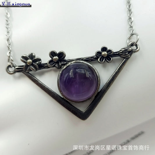 Vintage Amethyst Necklace