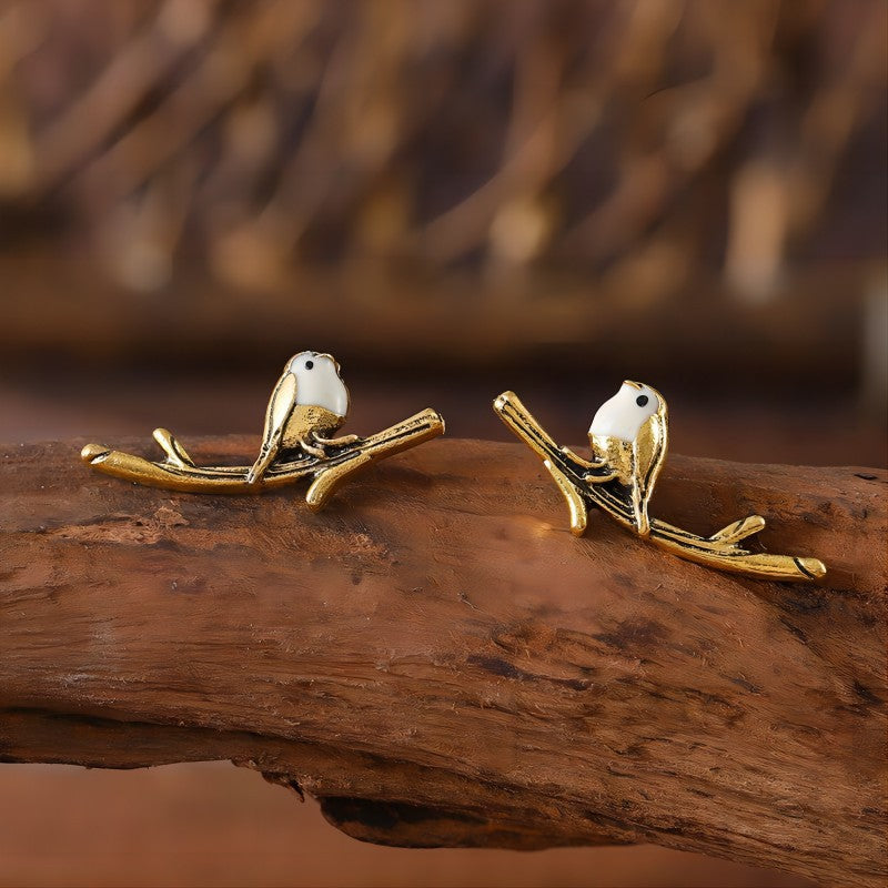 Vintage Bird Earrings