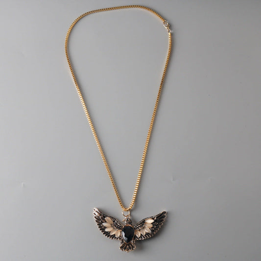 Vintage Bird Pendant Necklace