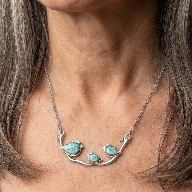 Birdie Silver Necklace