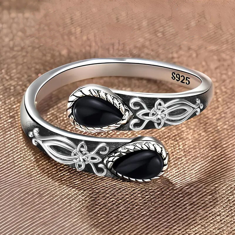 Vintage Black Onyx Ring