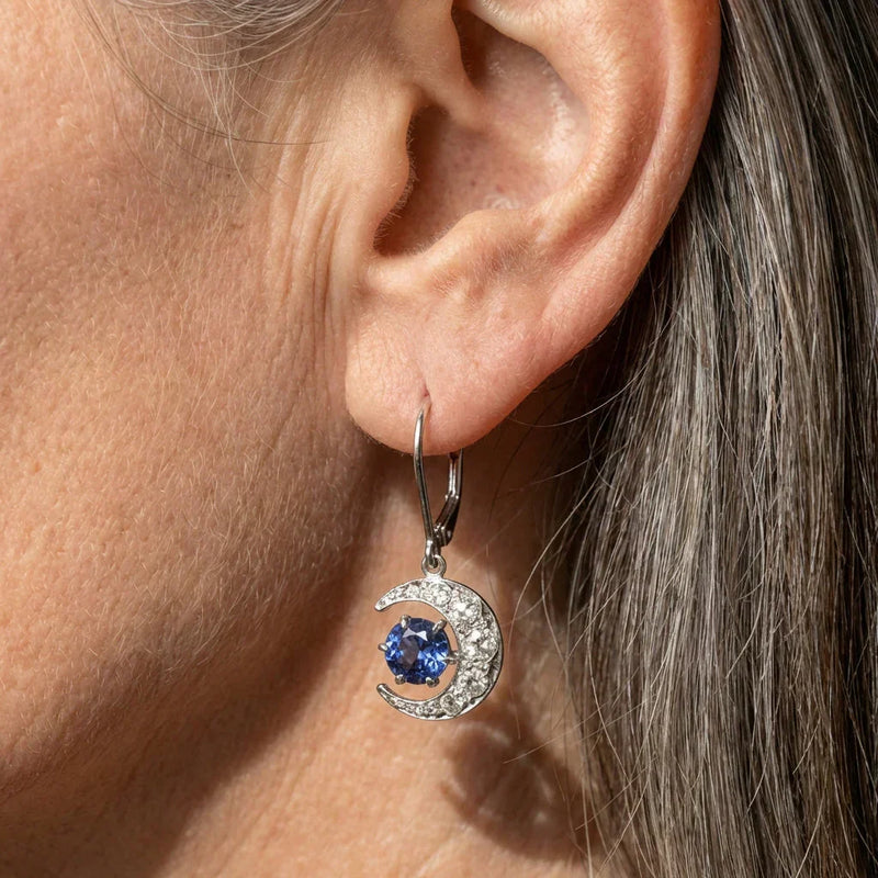 Blue Moonlight Earrings