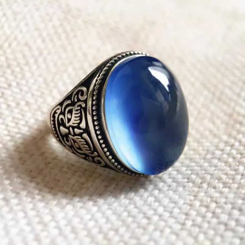 Vintage Blue Moonstone Ring